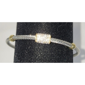Unmarked Gold and Silver Tone Bracelet‎